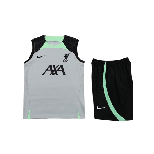 Conjunto Regata Liverpool Training 2023/24 Nike - Cinza